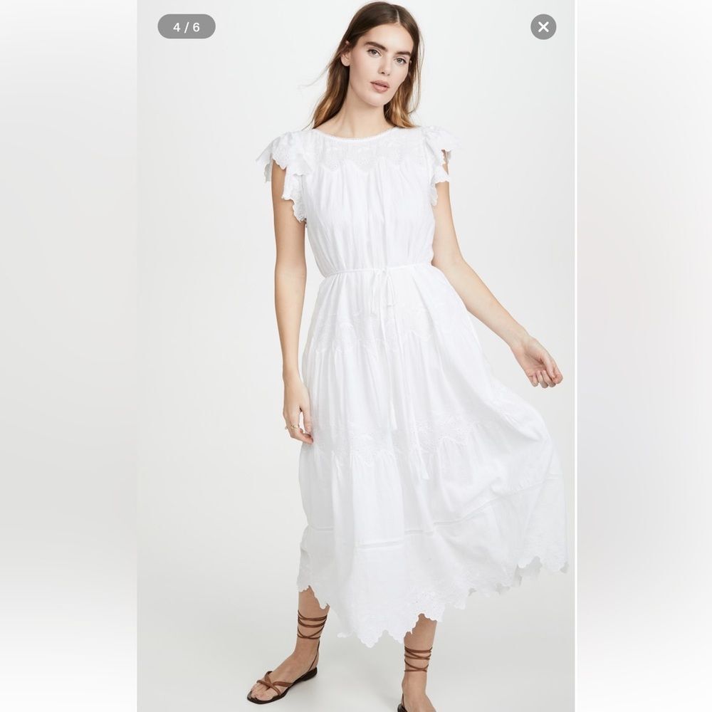 Rebeca Taylor la vie maxi dress white L
